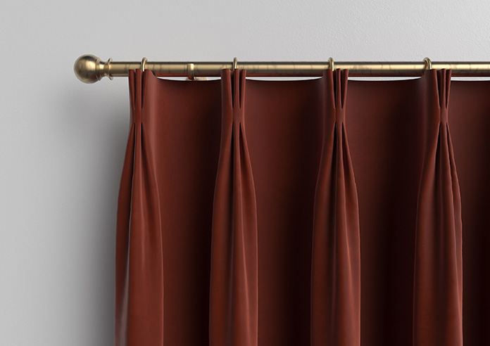 Ultra Luxe Velvet, Burnt Brick - Made to Measure Curtains - Image 11